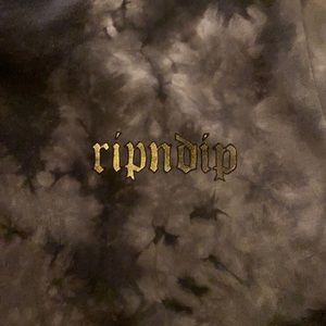 Black tye dye Rip n Dip shirt